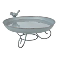 Akcesoria dla ptaków - Karmnik dla Ptaków Metalowe Poidełko Wanienka 21cm - miniaturka - grafika 1