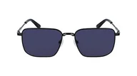 Okulary przeciwsłoneczne - Calvin Klein CK23101S Okulary Przeciwsłoneczne Black/Blue 55/18/145 uomo - miniaturka - grafika 1
