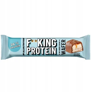 Allnutrition Fitking Protein Wafer 37G Coconut Baton Białkowy Bez Cukru - Batoniki - miniaturka - grafika 1