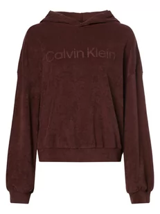 Calvin Klein - Damska koszulka od piżamy, brązowy - Piżamy damskie - miniaturka - grafika 1
