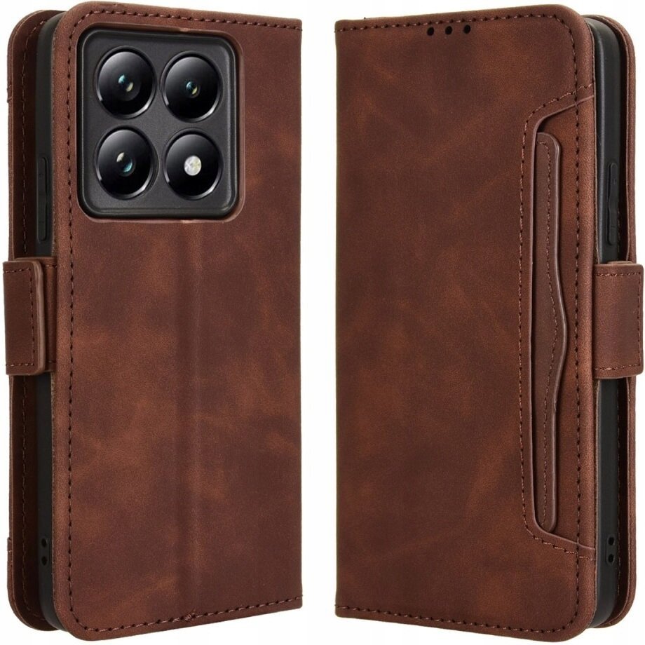 Etui Z Klapką Do Xiaomi 14T Pokrowiec Obudowa Case Portfel Eko Skóra