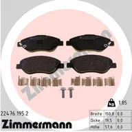 Klocki hamulcowe - Klocki hamulcowe - komplet ZIMMERMANN 22476.195.2 - miniaturka - grafika 1