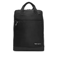 Plecaki - Plecak Pepe Jeans Glen PM0300014 Czarny - miniaturka - grafika 1