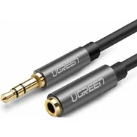Adaptery i przejściówki - Ugreen Ugreen przedłużacz AUX 3,5 mm mini jack 1m srebrny ugreen_20200420152135 - miniaturka - grafika 1