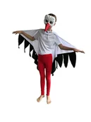 Stroje karnawałowe - Strój Bocian Bociek ST116 ONE SIZE Peleryna Ptak Wiosna Łąka - miniaturka - grafika 1