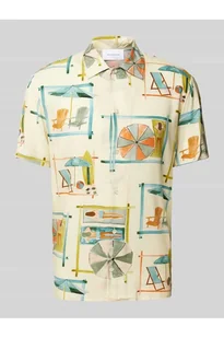 Koszula casualowa o kroju slim fit z rękawem o dł. 1/2 model Easy - BALDESSARINI - Koszule męskie - miniaturka - grafika 1