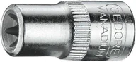 Klucze i nasadki - Gedore Klucz nasadkowy 1/4" do śrub z łbem TORX TX 20 E6 6187720 - miniaturka - grafika 1