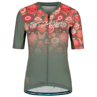 Koszulki sportowe damskie - Damska koszulka kolarska Kilpi Oreti-W Rozmiar: M / Kolor: zielony - miniaturka - grafika 1