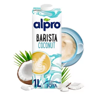 ZESTAW - Napój ALPRO Barista Coconut - Kokosowo-sojowy 8x1l - Mleko - miniaturka - grafika 1