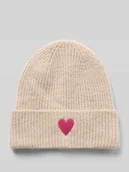 Czapki damskie - Czapka beanie z haftem model ‘MALIKA’ - miniaturka - grafika 1