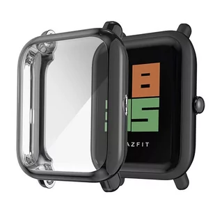 Etui Metalic Xiaomi Amazfit Bip S Czarne - Akcesoria do smartwatchy - miniaturka - grafika 1