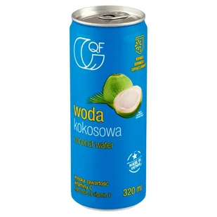 Quality Food Woda kokosowa z witaminą C 320 ml - Napoje roślinne - miniaturka - grafika 1
