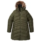 Kurtki i kamizelki sportowe damskie - Damski płaszcz zimowy Marmot Wm's Montreal Coat Rozmiar: S / Kolor: ciemnozielony - miniaturka - grafika 1