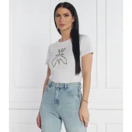 Koszulki i topy damskie - Patrizia Pepe T-shirt | Regular Fit - miniaturka - grafika 1