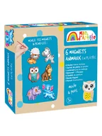 Zabawki kreatywne - MGM Zestaw magnesów do malowania - 5+ - miniaturka - grafika 1