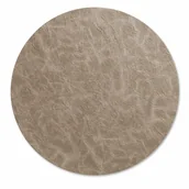 Obrusy i serwetki - Podkładka dekoracyjna, sztuczna skóra, 38 cm, brązowa kod: KE-12180 + Sprawdź na SuperWnetrze.pl - miniaturka - grafika 1
