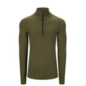 Bielizna sportowa męska - Golf męski Brynje of Norway Arctic Tactical Zip-polo 3/4 neck Rozmiar: L / Kolor: oliwkowy - miniaturka - grafika 1