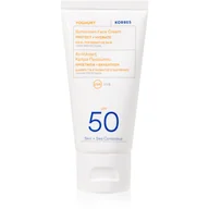 Kremy do twarzy - Korres Yoghurt Sunscreen krem do opalania twarzy o działaniu nawilżającym SPF 30 50 ml - miniaturka - grafika 1
