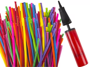 Zestaw Balony do modelowania 100szt + POMPKA - Balony i akcesoria - miniaturka - grafika 1