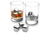 Akcesoria do lodu - Gift World Gift World, Metalowe kostki do drinków, 4 szt. - miniaturka - grafika 1