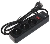 Pozostałe akcesoria sieciowe - LISTWA ZASILAJĄCA PR-1.5M-3G-SW/USB/B (3 GNIAZDA + 2 USB) 1.3 m - miniaturka - grafika 1