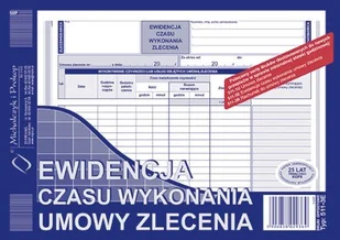 MICHALCZYK Prokop Prokop Ewiedencja czasu wykonania umowy zlecenia A5 511-3E WIKR-1033106 WIKR-1033106 - Druki akcydensowe - miniaturka - grafika 3