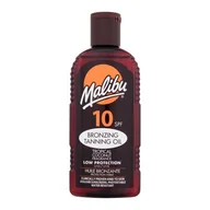 Balsamy i kremy do opalania - Malibu Bronzing Tanning Oil SPF10 preparat do opalania ciała 200 ml dla kobiet - miniaturka - grafika 1