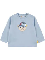 Bluzy i sweterki niemowlęce - Steiff Bluza w kolorze błękitnym - miniaturka - grafika 1