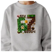 Bluzy dla dziewczynek - BLUZA DZIECIĘCA 67 SIX SEVEN VIRAL DLA CHŁOPCA DZIEWCZYNKI 104 - miniaturka - grafika 1