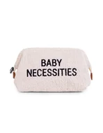 Torby i organizery dla mam - Childhome Kosmetyczka Baby Necessities Teddy Bear white - miniaturka - grafika 1
