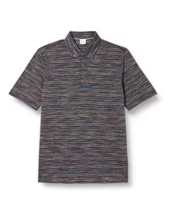 Koszule męskie - bugatti Męska koszula polo, 8150-35103, brązowa-80, regularny, brązowy-80, M - grafika 1