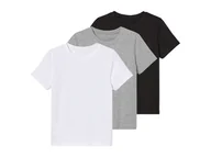 Koszulki dla chłopców - pepperts!® T-shirty dziecięce, 3 sztuki (158/164, Czarny/szary/biały) - miniaturka - grafika 1