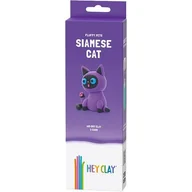 Masy plastyczne - Masa plastyczna HEY CLAY Fluffy Pets Kot syjamski HCL30112CEE - miniaturka - grafika 1