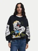 Bluzy damskie - Desigual Bluza Minnie 25SWSK25 Czarny Regular Fit - miniaturka - grafika 1