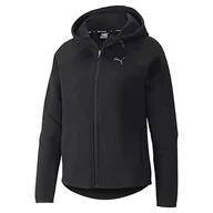 Bluzy damskie - PUMA Damska bluza z kapturem Evostripe na całej długości - miniaturka - grafika 1