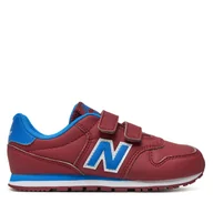 Buty dla chłopców - Sneakersy New Balance PV500CMB Czerwony - miniaturka - grafika 1