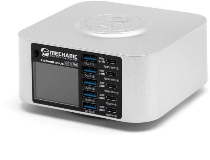 MECHANIC X-Power PLUS DC zasilacz serwisowy / ładowarka 200 W +
