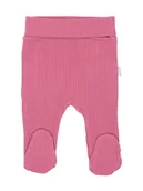 Śpiochy dla niemowląt - Dziewczęcy półśpioch bawełniany gładki różowy Nicol - miniaturka - grafika 1