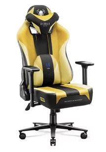 Fotel DIABLO CHAIRS X-Player 2.0 (XL) Żółto-czarny - Fotele gamingowe - miniaturka - grafika 1