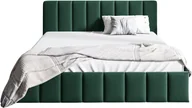 Łóżka - Łóżko NINA 180x200 POJEMNIK+METALOWY STELAŻ VELVET riviera 38 - miniaturka - grafika 1
