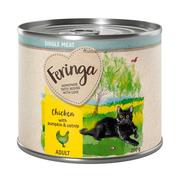 Mokra karma dla kotów - Feringa Single Meat Menu, 6 x 200 g - Cielęcina z brokułem i mniszkiem lekarskim - miniaturka - grafika 1
