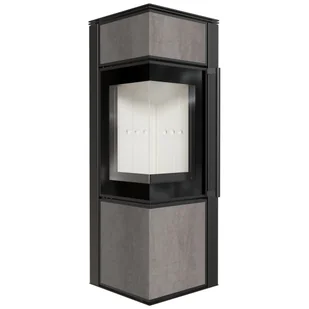 Piec stalowy koza TORA/S 8 kW fi 150 NATURALI PIETRA DI SAVOIA GRIGIA - Piece wolnostojące - miniaturka - grafika 1
