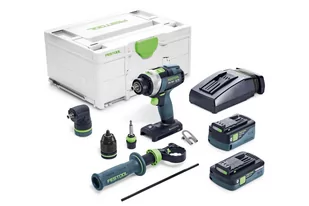Akumulatorowa wiertarko-wkrętarka udarowa QUADRIVE TPC 18/4 5,2/4,0 I-Set FESTOOL - Klucze i nasadki - miniaturka - grafika 1