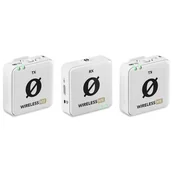 Mikrofony komputerowe - Mikrofon RODE Wireless ME Dual Biały WIMEDUALW - miniaturka - grafika 1