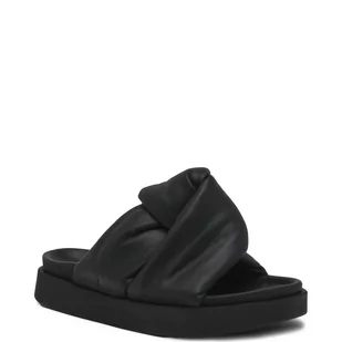 INUIKII Skórzane klapki - Klapki i japonki damskie - miniaturka - grafika 1