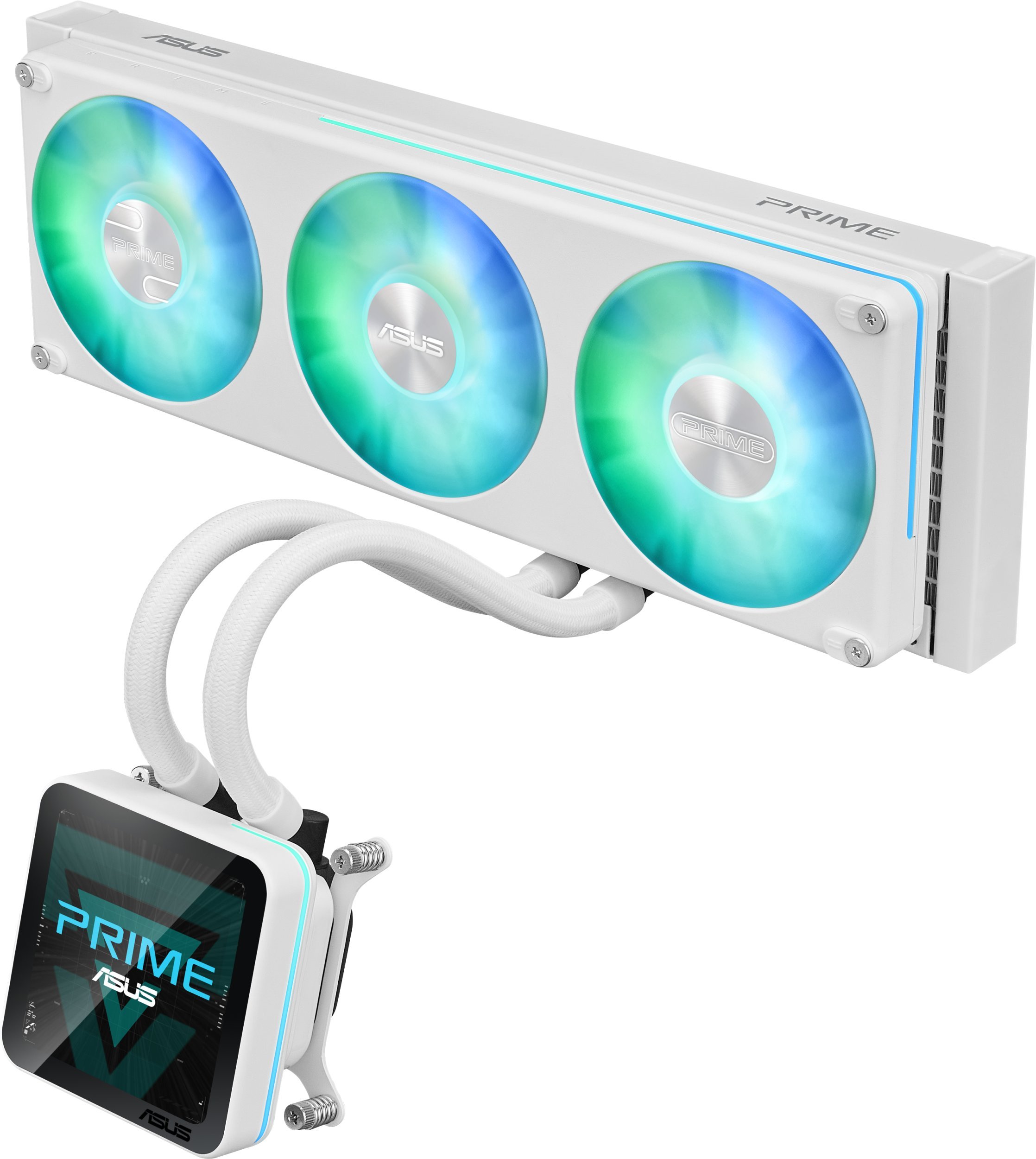 Chłodzenie wodne Asus Prime SLC II 360 ARGB LCD WHT 90RC01W2-B0EAY0