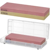 Noże kuchenne - Japoński kamień do ostrzenia noży Naniwa ziarnistość 1000/3000 - Hendi 820674 - miniaturka - grafika 1