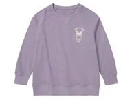 Swetry dla dziewczynek - pepperts!® Bluza dziewczęca z bawełną organiczną (Fioletowy, 158/164) - miniaturka - grafika 1