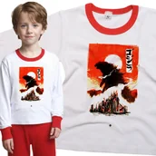 Piżamy dla dziewczynek - Piżama dziecięca Godzilla Japonia 98/104 - VoloDonum - miniaturka - grafika 1