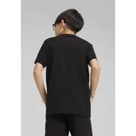 Odzież sportowa dziecięca - Młodzieżowa koszulka Essentials Camo PUMA Black - miniaturka - grafika 1